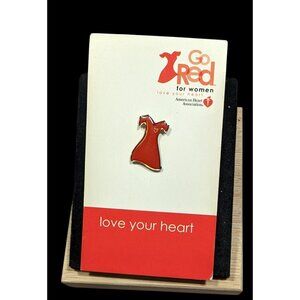 Macy's Go Red For Women American Heart Association Lapel Pin